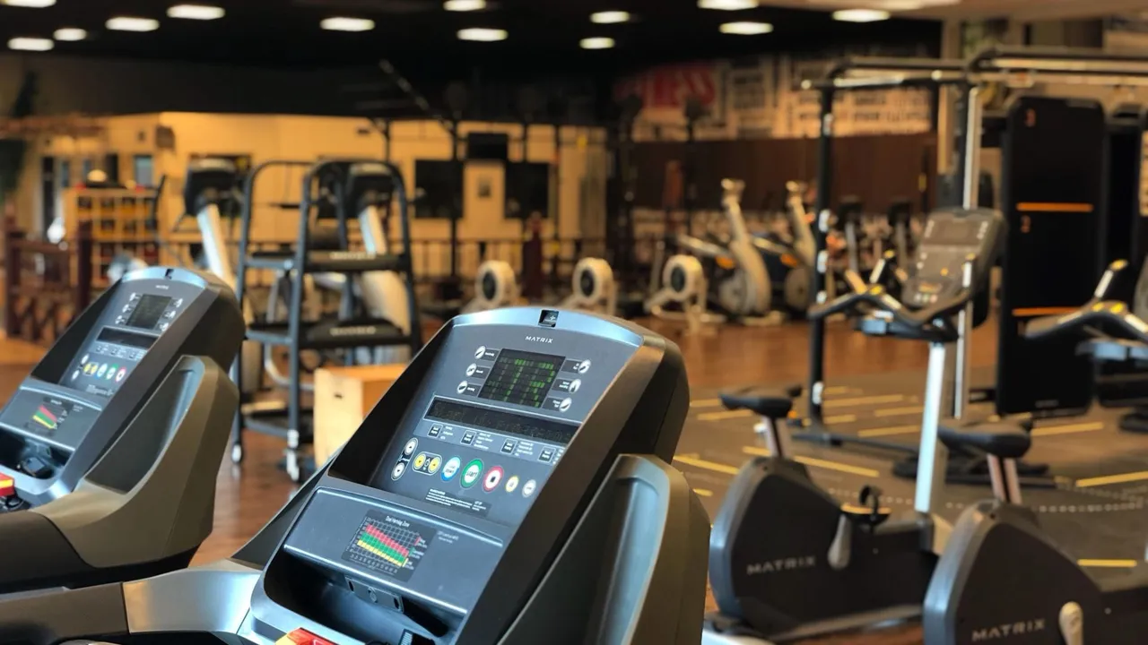 De fitnessvloer